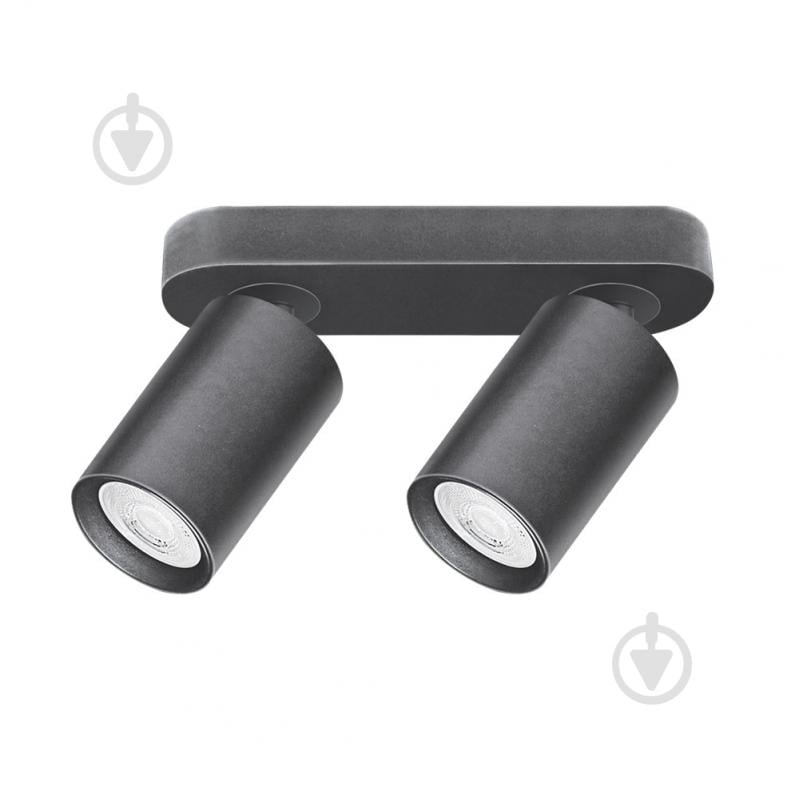 Спот Maxus 2xGU10 чорний 2-MAX-SL-GU10-BL - фото 2