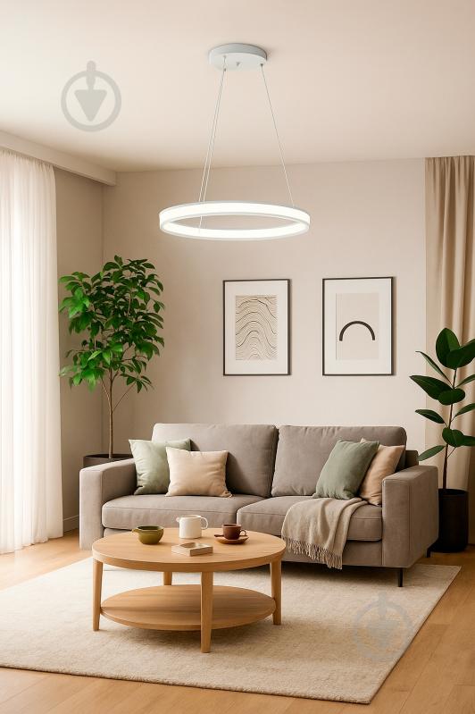 Люстра підвісна LIGHT SET VERBA LED PL 5012 70 Вт білий - фото 2 Люстра підвісна LIGHT SET VERBA LED PL 5012 70 Вт білий - фото 2