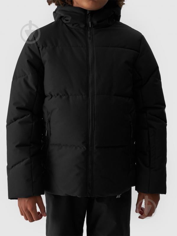 Куртка для хлопчиків зимова 4F TECHNICAL JACKET M534 4FJWAW24TTJAM534-20S р.140 чорна - фото 6