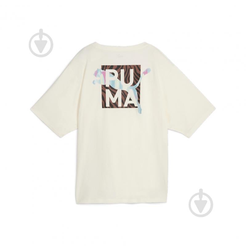 Футболка Puma ANIMAL REMIX BOYFRIEND TEE 52482187 р.XS бежевый - фото 2