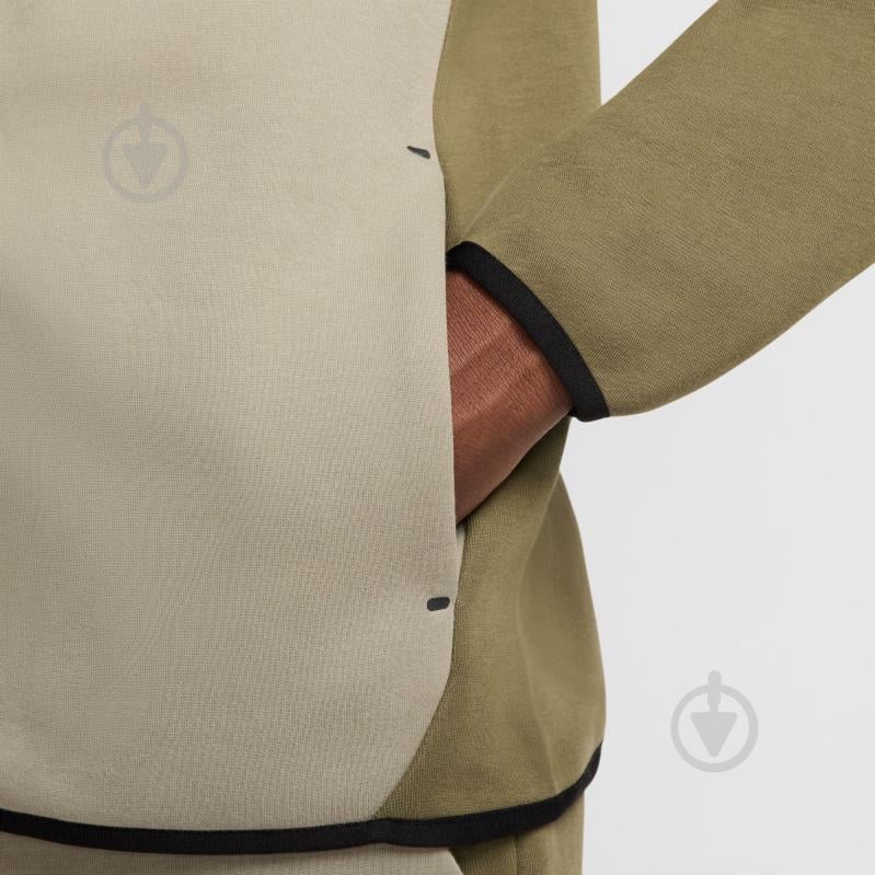 Джемпер Nike M NK TCH FLC FZ WR HOODIE HV0949-222 р.XL хаки - фото 10 Джемпер Nike M NK TCH FLC FZ WR HOODIE HV0949-222 р.XL хаки - фото 10