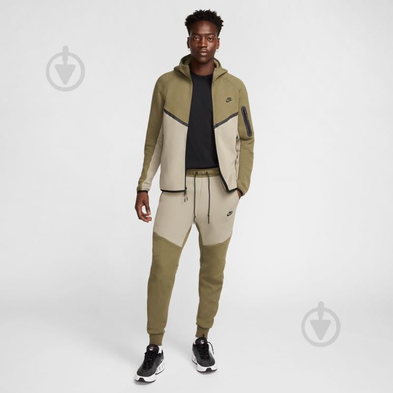 Джемпер Nike M NK TCH FLC FZ WR HOODIE HV0949-222 р.XL хаки - фото 11 Джемпер Nike M NK TCH FLC FZ WR HOODIE HV0949-222 р.XL хаки - фото 11