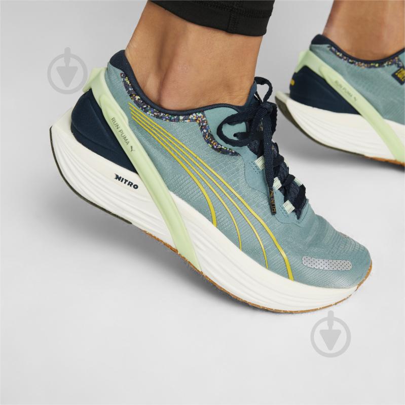 Кроссовки женские демисезонные Puma RUN XX NITRO FM WNS 37783101 р.37,5 бирюзовые - фото 6