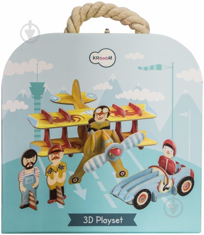 3D-конструктор Krooom Гоночная команда K-328 - фото 1 3D-конструктор Krooom Гоночная команда K-328 - фото 1