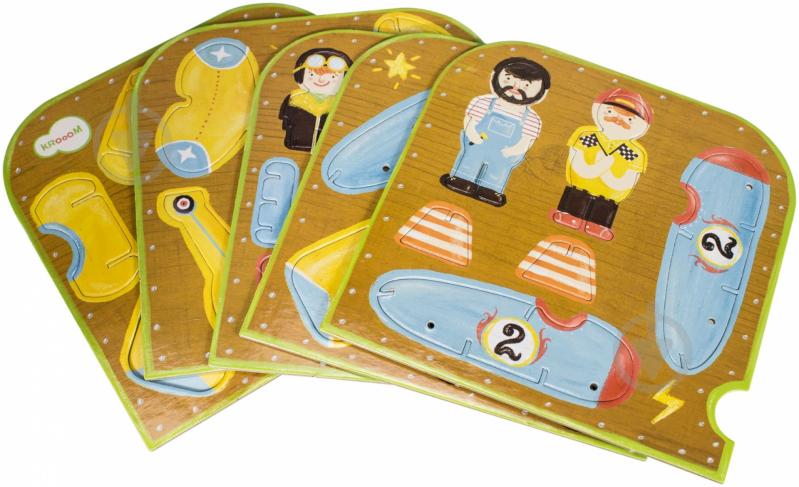 3D-конструктор Krooom Гоночная команда K-328 - фото 3 3D-конструктор Krooom Гоночная команда K-328 - фото 3