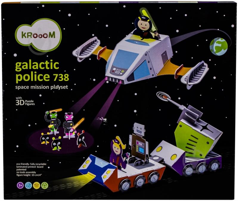 3D-конструктор Krooom Полиция Галактики 738 K-306 - фото 1 3D-конструктор Krooom Полиция Галактики 738 K-306 - фото 1