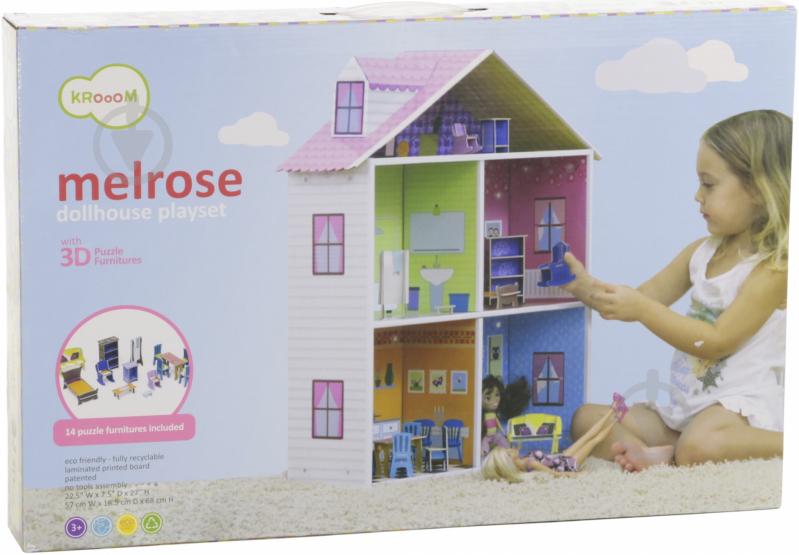 3D-конструктор Krooom Кукольный дом Мелроуз K-216 - фото 4 3D-конструктор Krooom Кукольный дом Мелроуз K-216 - фото 4