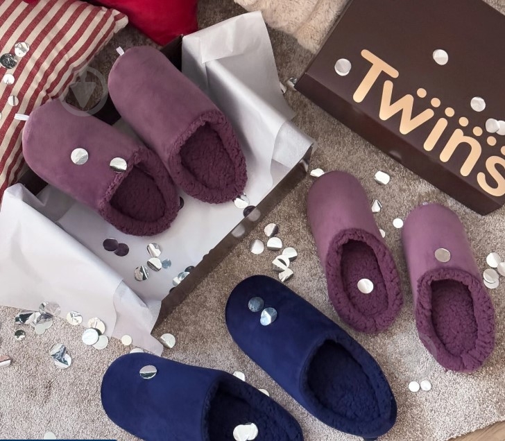Тапочки детские Twins р.34-35 пурпурный 10716 - фото 2 Тапочки детские Twins р.34-35 пурпурный 10716 - фото 2