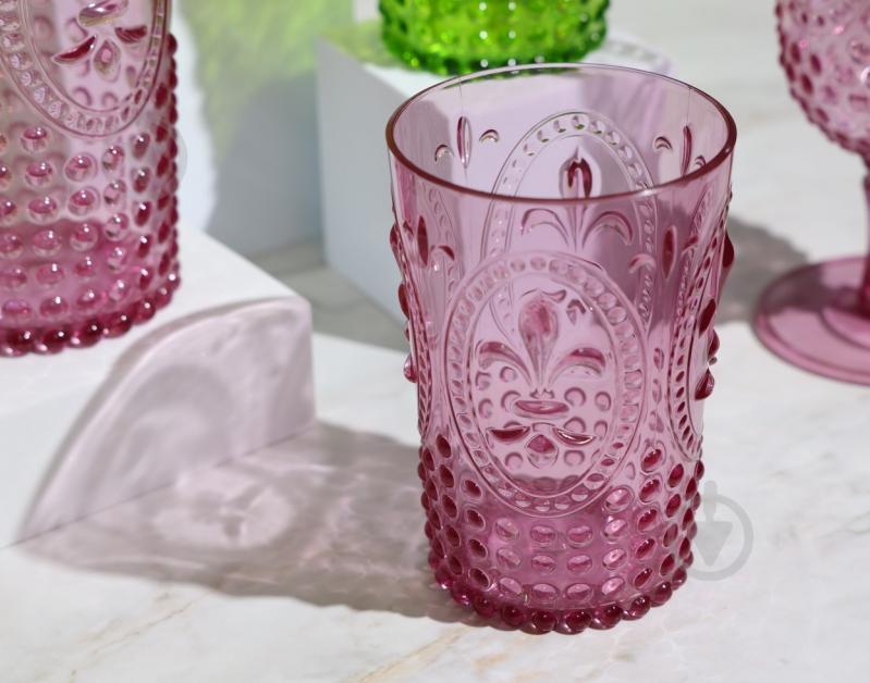 Склянка низька Lefard рожевий 757-003 400 мл 1 шт. - фото 2 Склянка низька Lefard рожевий 757-003 400 мл 1 шт. - фото 2