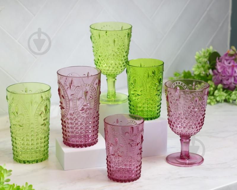 Склянка низька Lefard рожевий 757-003 400 мл 1 шт. - фото 4 Склянка низька Lefard рожевий 757-003 400 мл 1 шт. - фото 4