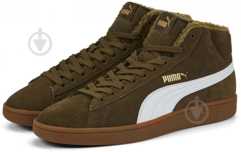 Ботинки Puma PUMA SMASH V2 MID WTR SD 37587004 р.45 хаки - фото 3