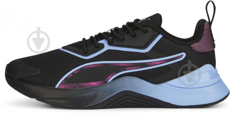 Кроссовки женские демисезонные Puma INFUSION LUCID WN'S 37853101 р.38 черные - фото 2