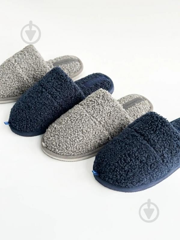 Тапочки детские Twins TEDDI р.34-35 темно-синий 10411 - фото 2 Тапочки детские Twins TEDDI р.34-35 темно-синий 10411 - фото 2