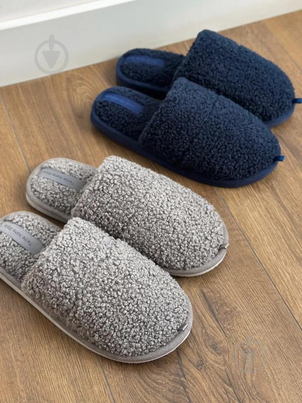 Тапочки детские Twins TEDDI р.34-35 темно-синий 10411 - фото 4 Тапочки детские Twins TEDDI р.34-35 темно-синий 10411 - фото 4