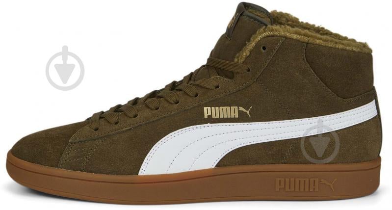 Ботинки Puma PUMA SMASH V2 MID WTR SD 37587004 р.42,5 хаки - фото 1