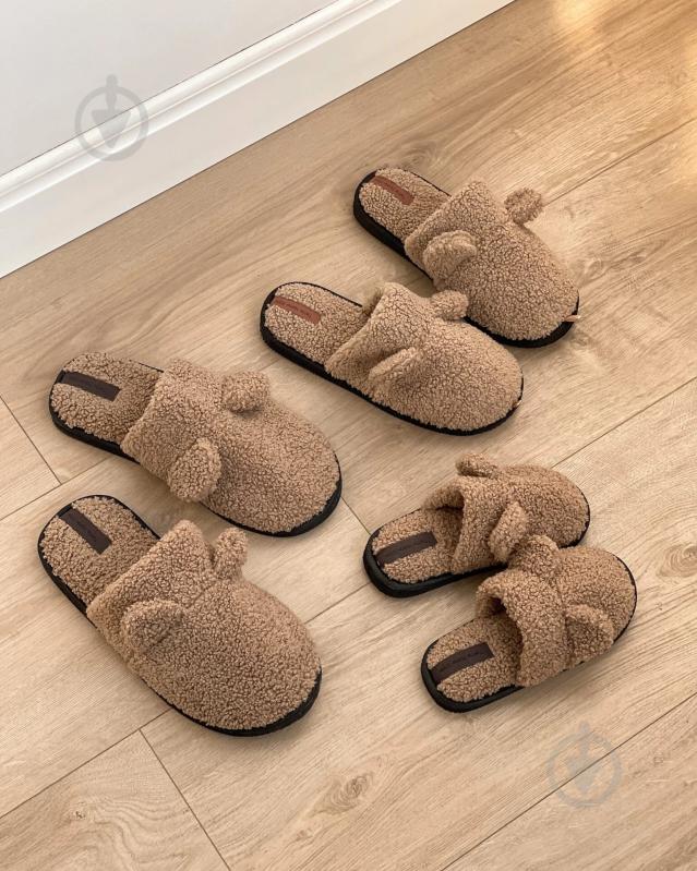 Тапочки детские Twins TEDDI р.30-31 коричневый 8434 - фото 4 Тапочки детские Twins TEDDI р.30-31 коричневый 8434 - фото 4