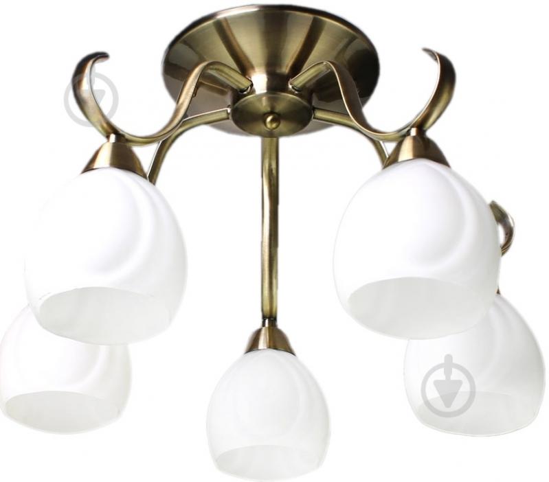 Люстра потолочная Blitz 5xE14 бронзовый 1317-45 - фото 1