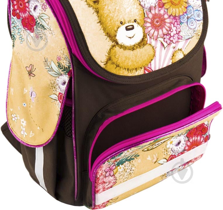 Рюкзак школьный KITE каркасный Kite Popcorn the Bear PO18-501S-2 - фото 9