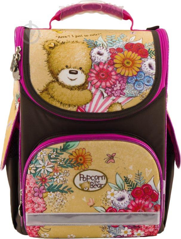 Рюкзак школьный KITE каркасный Kite Popcorn the Bear PO18-501S-2 - фото 1