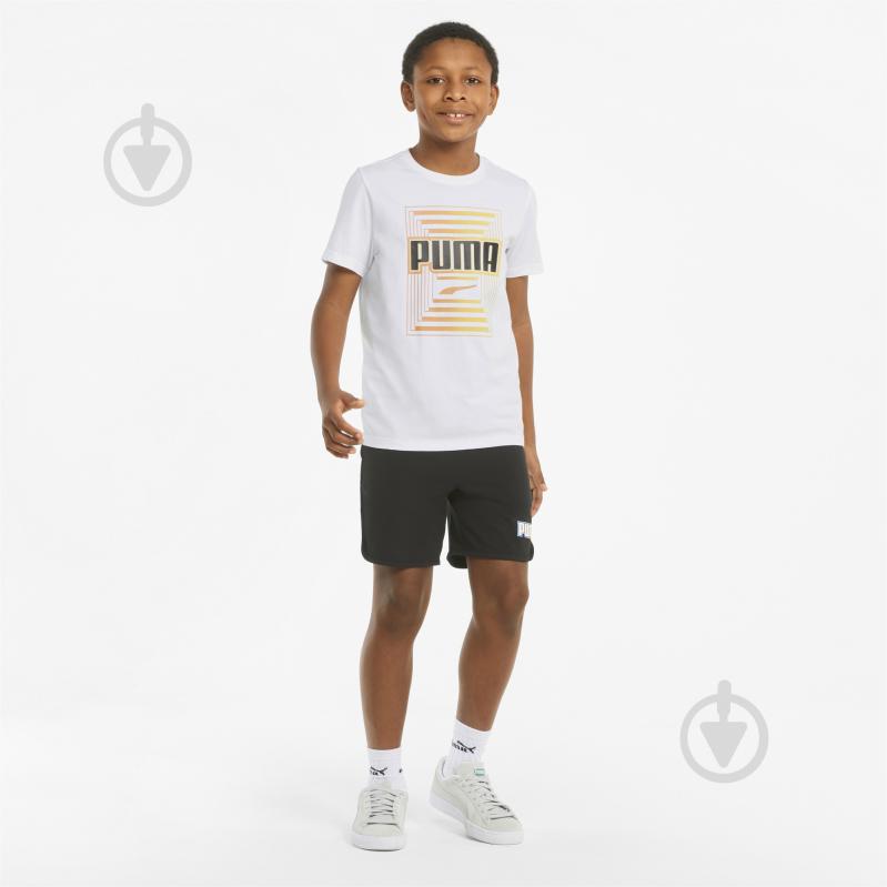 Футболка Puma Alpha Graphic Tee 84729202 белый - фото 3