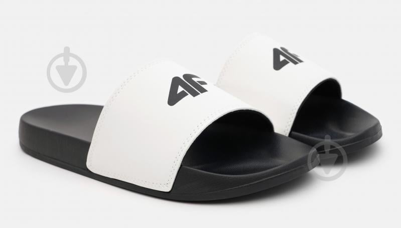 Шльопанці 4F SLIDES F010 4FRMM00FSLIF010-10S р.41 білий - фото 2 Шльопанці 4F SLIDES F010 4FRMM00FSLIF010-10S р.41 білий - фото 2
