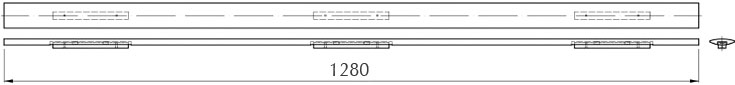 Мебельная ручка накладная Cosma M 618.96 (26840) 96 мм никель - фото 3