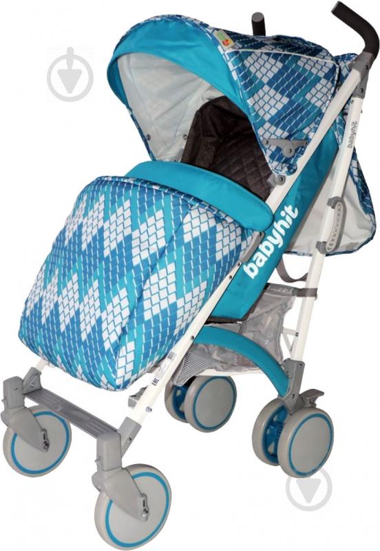 Коляска-трость Babyhit Rainbow Cubic Blue 15090 - фото 1