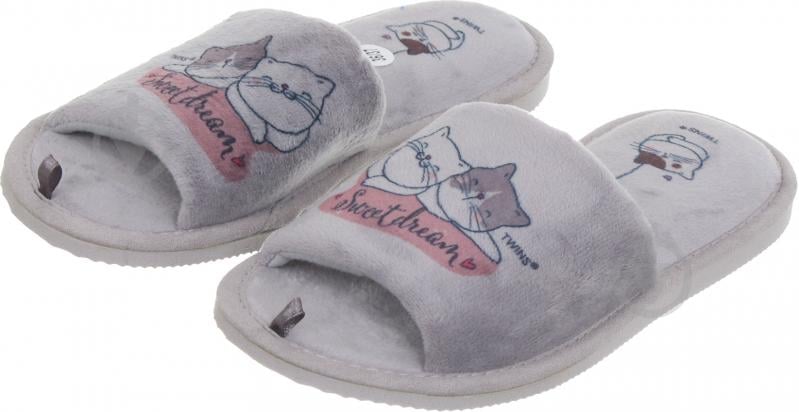 Тапочки детские Twins меховые р.34-35 в ассортименте 5630 - фото 2 Тапочки детские Twins меховые р.34-35 в ассортименте 5630 - фото 2