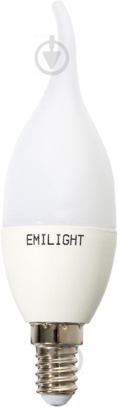 Лампа світлодіодна Emilight 6 Вт CA37 матова E14 2700 К LED С37 6W AC220-240V Е14 2700 - фото 1