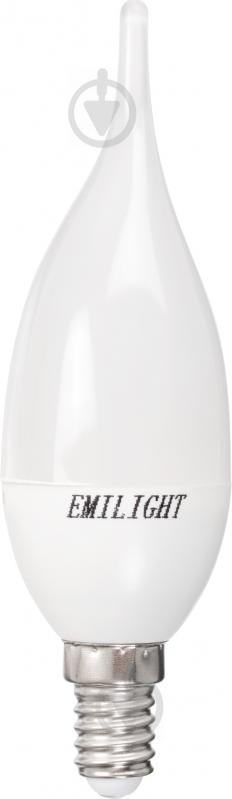 Лампа світлодіодна Emilight 6 Вт CA37 матова E14 220-240 В 4100 К LED С37 6W AC220-240V Е14 4100 - фото 1