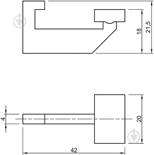 Держатель для бумаги Cosma Piano 2.0 L-280 мм 53494 никель - фото 4