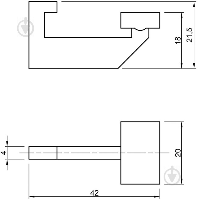 Держатель для бумаги Cosma Piano 2.0 L-280 мм 53487 черный - фото 3