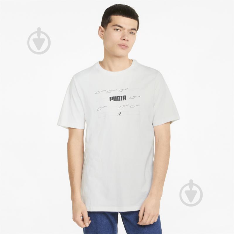 Футболка Puma RAD CAL Graphic Tee 84743302 р.S білий - фото 1