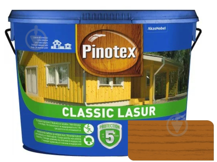 Деревозахисний засіб Pinotex Classic Lasur орегон мат 3 л - фото 1