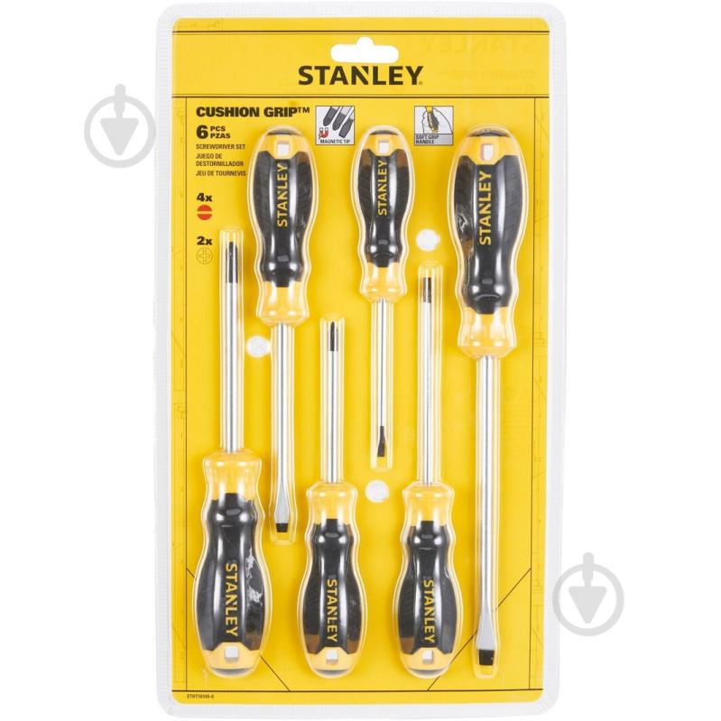 Набір викруток Stanley 6 шт. STHT16165-0 - фото 2 Набір викруток Stanley 6 шт. STHT16165-0 - фото 2