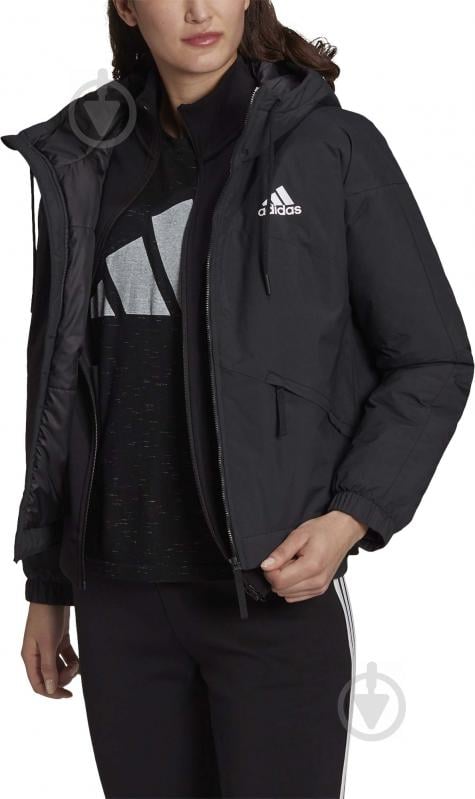 Куртка Adidas W BTS HD JKT GT6593 р.2XL черная - фото 1