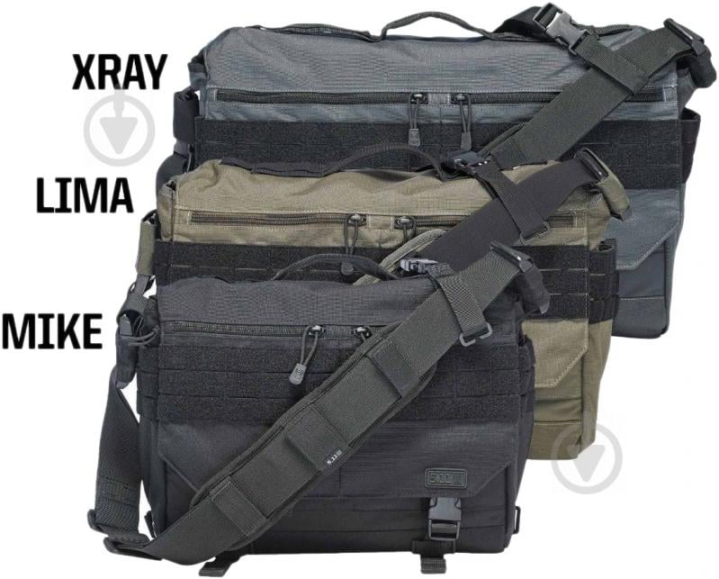 Сумка 5.11 Tactical RUSH Delivery LIMA black 12,3 л 27,9 x 43 x 10 см. - фото 12