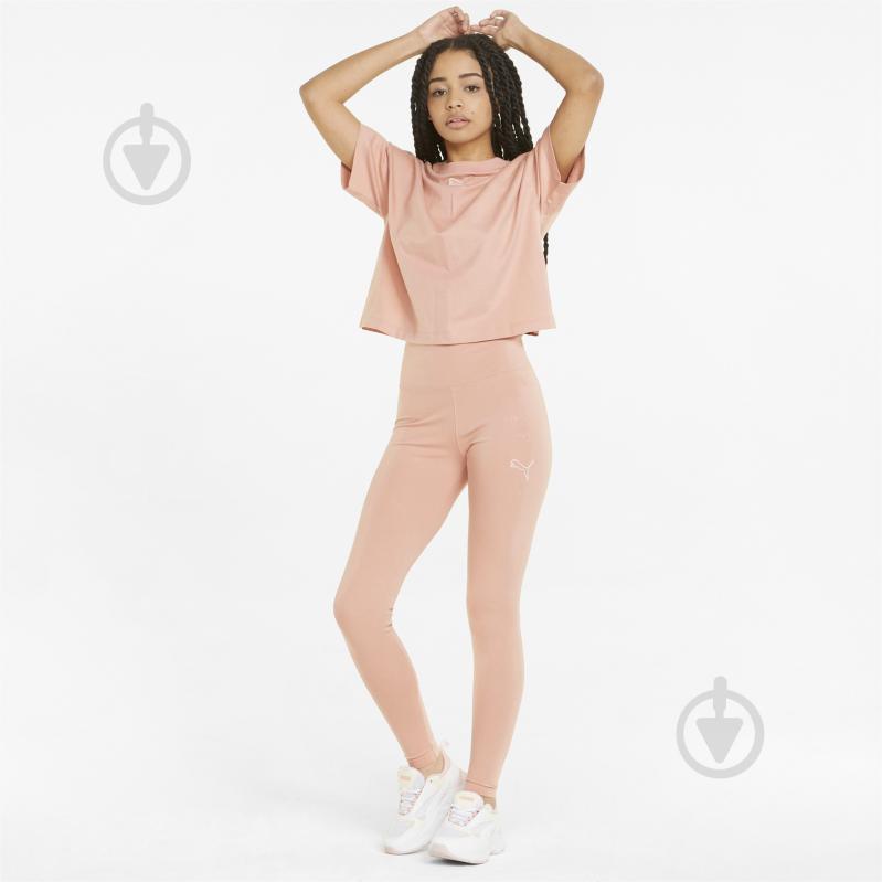 Футболка Puma HER Cropped Tee 84760224 р.S розовый - фото 3