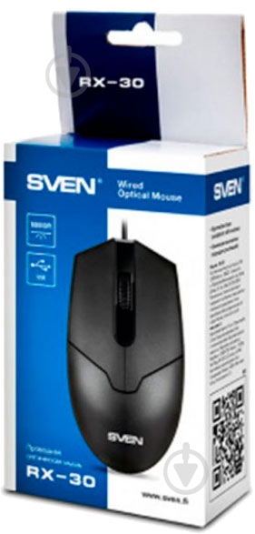 Мышка Sven RX-30 Black - фото 5