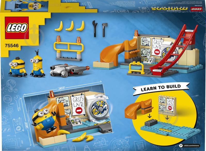 Конструктор LEGO Minions Миньоны в лаборатории Грю 75546 - фото 10