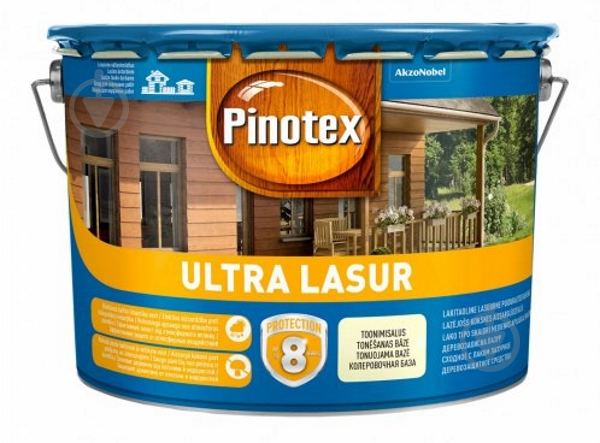 Деревозахисний засіб Pinotex Ultra Lasur калужниця глянець 3 л - фото 2