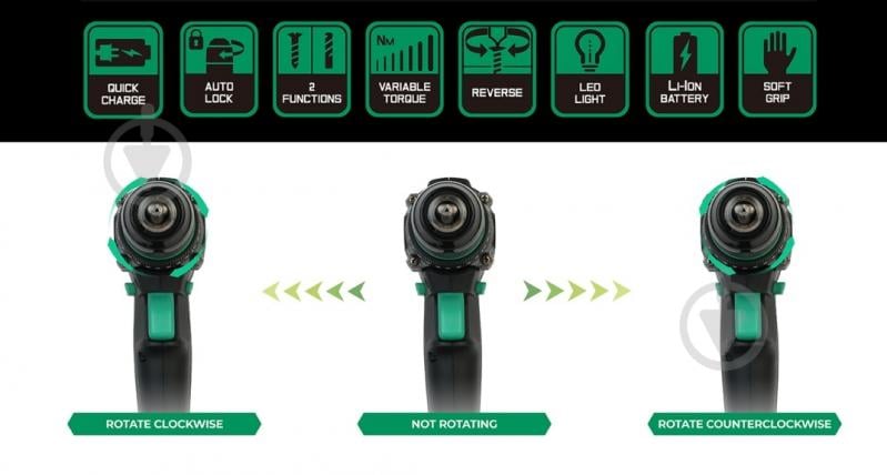 Шуруповерт аккумуляторный DWT ABSP-20 DNF-2 BMC - фото 13