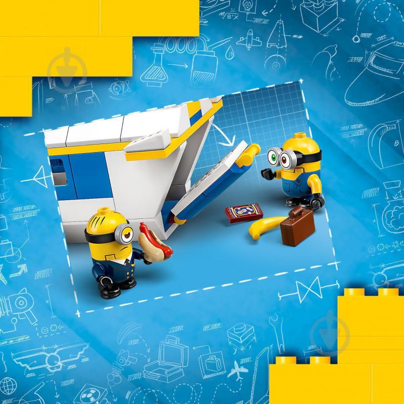 Конструктор LEGO Minions Міньйон-пілот на тренуванні 75547 - фото 7