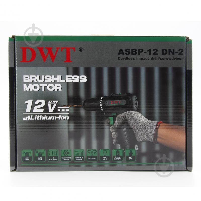 Шуруповерт ударный аккумуляторный DWT ASBP-12 DN-2 - фото 8 Шуруповерт ударный аккумуляторный DWT ASBP-12 DN-2 - фото 8