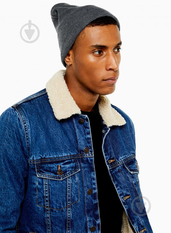 Шапка TopMan Accessories 56D13A-GRY р.one size серый - фото 1