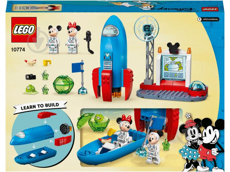 Конструктор LEGO Disney Mickey and Friends Космічна ракета Міккі Мауса та Мінні Маус 10774 - фото 2