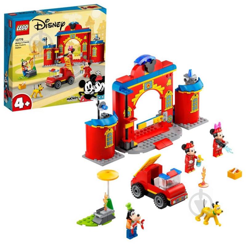 Конструктор LEGO Disney Mickey and Friend Пожарная часть и машина Микки и его друзей 10776 - фото 9