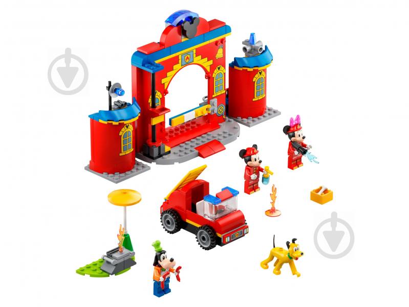 Конструктор LEGO Disney Mickey and Friend Пожарная часть и машина Микки и его друзей 10776 - фото 6