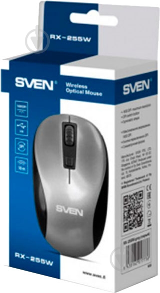 Мышка Sven RX-255W Gray - фото 7