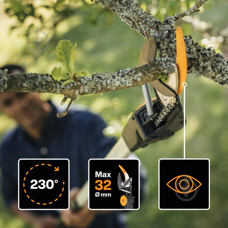 Сучкорез телескопический Fiskars PowerGearX™ (F) UPX86 - фото 5